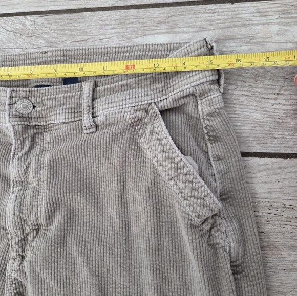 AE Corduroy Super High-Waisted Baggy Wide-Leg Pant Sage Womens 8 Stretchy Cargo - Picture 10 of 14